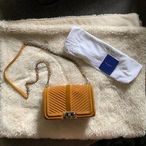 Rebecca Minkoff Velvet  Love Crossbody- Gold